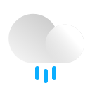 cloud, cloudy, forecast, precipitation, rain, rainy, weather svg vector icon