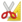 cut, measure, ruler, scissors icon