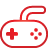 basic, controller, game, red icon