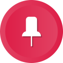 fasten, pin, push, pushpin, tack, thumb, thumbtack svg vector icon