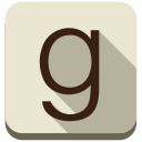 books, ebooks, g, goodreads, social media, square svg vector icon