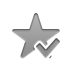 star,checkmark icon