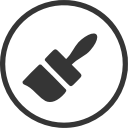 brush, construction, diy, paint, paint brush, paintbrush, tool svg vector icon