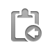 clipboard,left icon