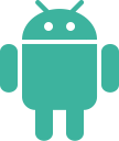 android, robot svg vector icon