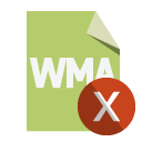 file,format,wma,cross icon