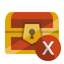 treasure,chest,cross icon