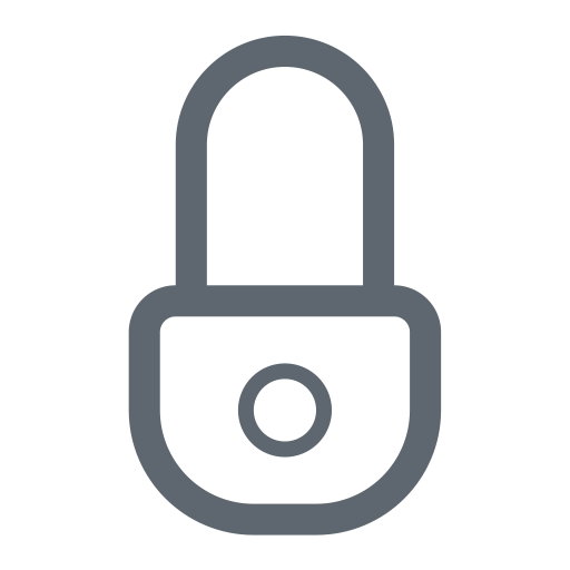 Lock A svg vector icon