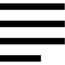 align, document, format, justify, left, text svg vector icon