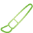 basic, brush, green icon