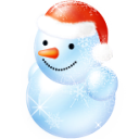 christmas, snowman icon
