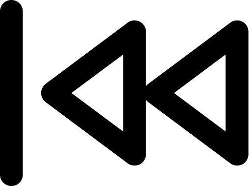 Play Previous svg vector icon
