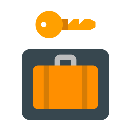 Baggage Lockers svg vector icon