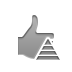 hand,thumbsup,pyramid icon