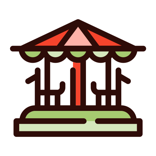 Merry Go Round svg vector icon