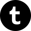 tumblr svg vector icon