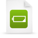 document, file, green, paper icon