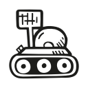 astronomy, outer space, rover, space, space craft svg vector icon