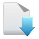 file,download,descending,fall,decrease,down,descend,paper,document icon