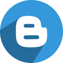 blogger, media, network, social svg vector icon