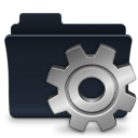 gear,folder,badged icon