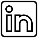 linkedin, logo, media, social, website svg vector icon