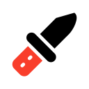 blade, cut, knife, weapon svg vector icon