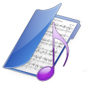 dossierbleu,musique icon