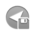 arrowhead,left,diskette icon