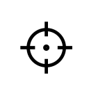 crosshair, direction, location, locator, navigation, position svg vector icon