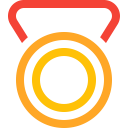 award, badge, gold, medal, prize, reward, trophy svg vector icon