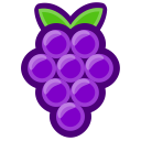 berries, eating, food, grapes, healthy svg vector icon