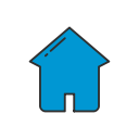 home, home page, linkedin, page svg vector icon