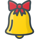 bell, christmas, ornament, sound svg vector icon