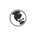 facebook, fb, globe, notification svg vector icon