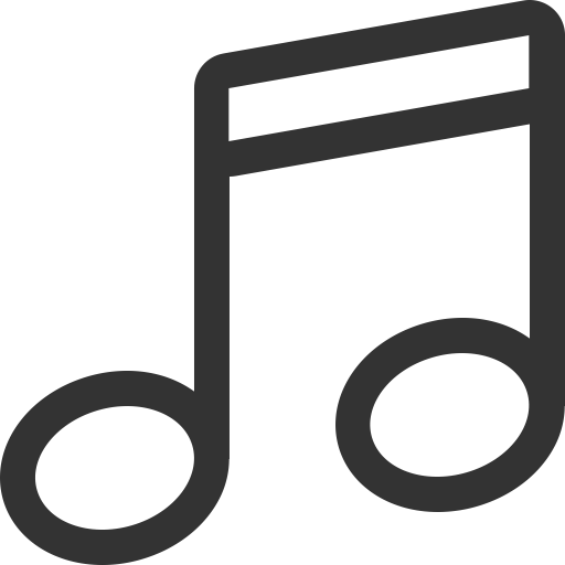 Music svg vector icon