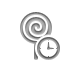 lollipop,clock icon