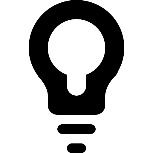 Bulb svg vector icon