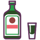 alcohol, bar, cocktail, drink, glass, party, summer svg vector icon