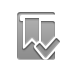 bookmark,checkmark icon