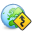 europe, gps icon