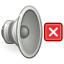 audio, muted, volume icon