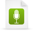 document, file, green, paper icon