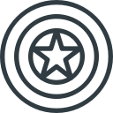 america, avengers, captain, marvel, movie, shield svg vector icon