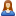 female, user icon