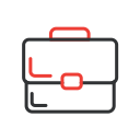 business, case, job, portfolio, suitcase, work svg vector icon
