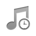 music,beamed,note,clock icon