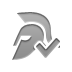 trojan,checkmark icon
