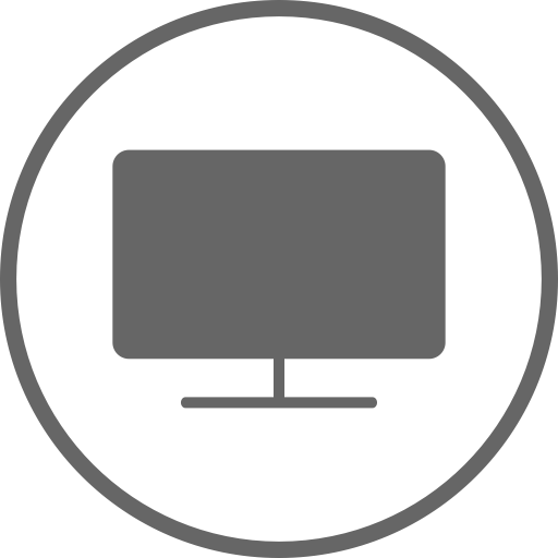 Monitor svg vector icon
