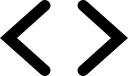 code svg vector icon